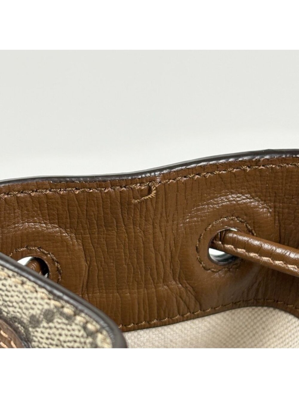 Gucci GG Pattern Backpack Interlocking Supreme Beige Brown - Picture 6 of 7
